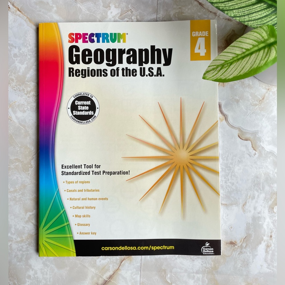 Spectrum Grade 4 Geography Workbook